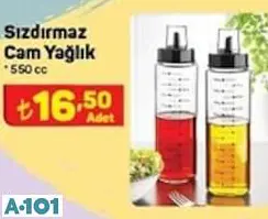 SIZDIRMAZ CAM YAĞLIK SIZDIRMAZ CAM YAĞLIK